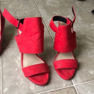 Red Zara Heels